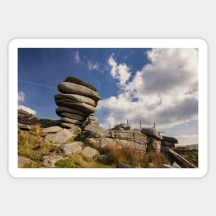 The Cheesewring, Stowes Hill, Bodmin Moor, Cornwall Sticker